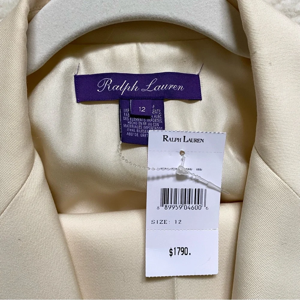 Ralph Lauren Purple Label Cream Blazer - Picture 5 of 5
